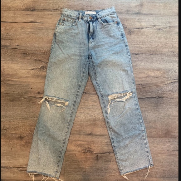 SOLD Womens Garage Straight Leg Denim Jeans Size 25 - Picture 3 of 6